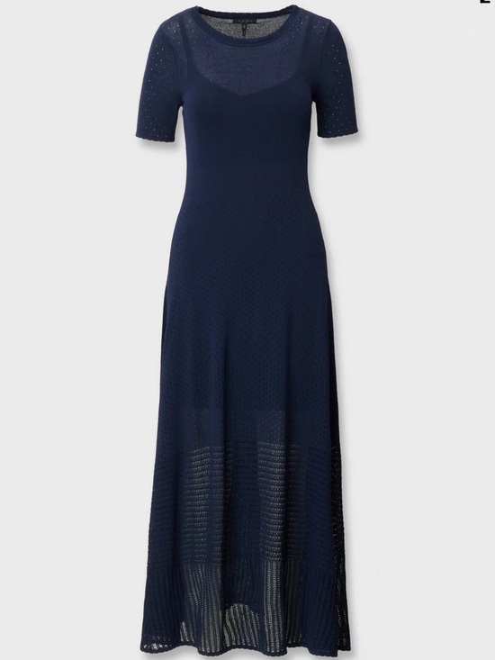 rag & bone Dresses & Skirts - Rag&bone Women's Navy Short-Sleeve Knit Maxi Dress